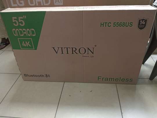 55" vitron smart WebOS android frameless tv image 1