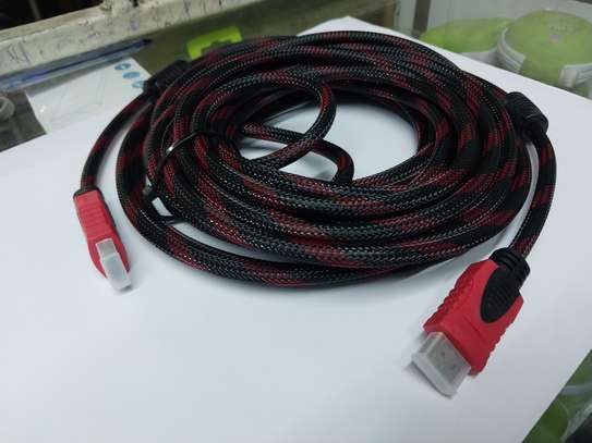 Nylon Mesh Braided HDMI Cable 10M High Speed HDMI Cable image 3