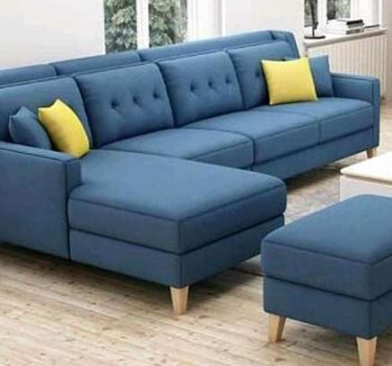 Seven seater l shaped sofa image 1