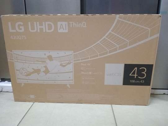 LG 43" SMART UHD 4K UQ75006 LED TV image 1