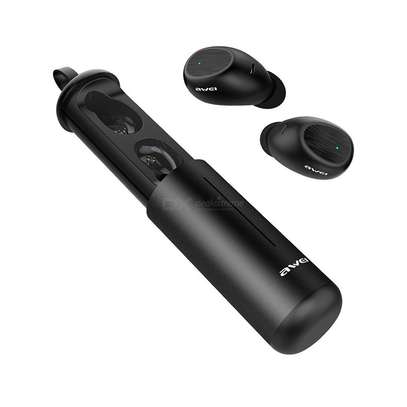 AWEI T55 TWS Bluetooth 5.0 Sports Wireless Earphone With Charge Case image 4