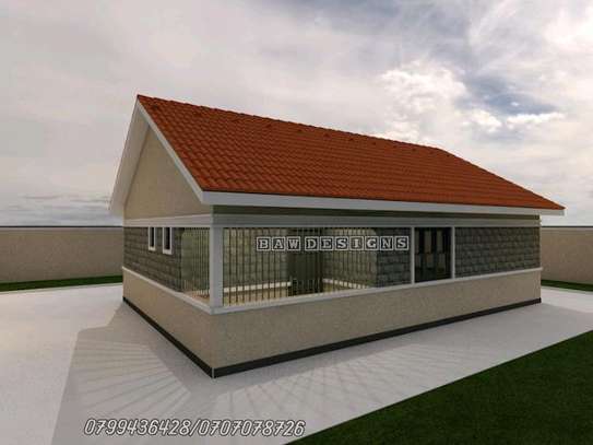 Simple and beautiful 2 bedroom plan image 4
