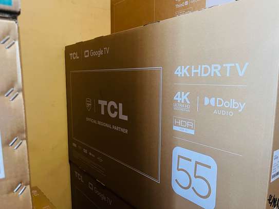 TCL 55 INCHES SMART UHD FRAMELESS TV image 1