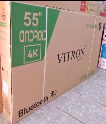 VITRON 55 INCHES SMART ANDROID 4K UHD TV image 1