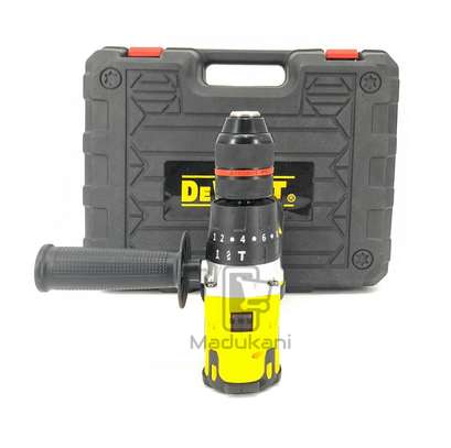 Dewalt 88Vmax Cordless Drill with Impact Hammer and Bits image 5