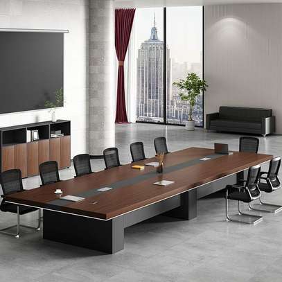 Boardroom Table: 3m Modern Boardroom Table Design Mfc image 4