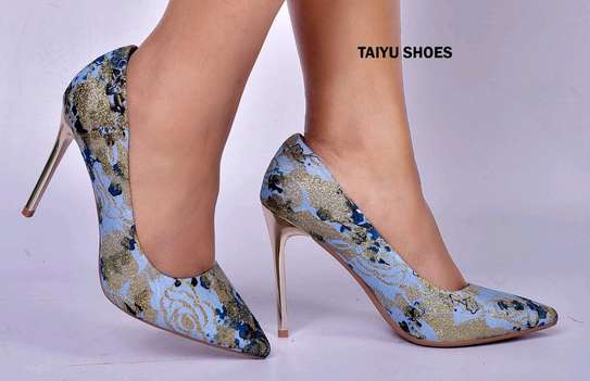 ✓°Women's Printed Embroidery high heels image 6