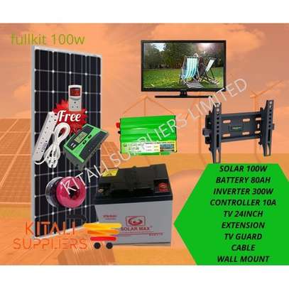 Solarmax Solar Fullkit 100watts Plus 24 Inch Tv image 1