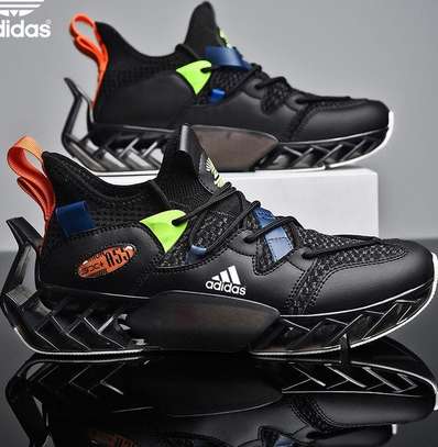 Adidas A55 Tennis Luxury Casual Shoes Train- Peach Black image 1