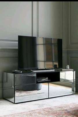 Mirror-sheet  fully-coated tv stands and tables image 1