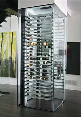 Alluminium & glass wine racks both domestic & commercial. image 4