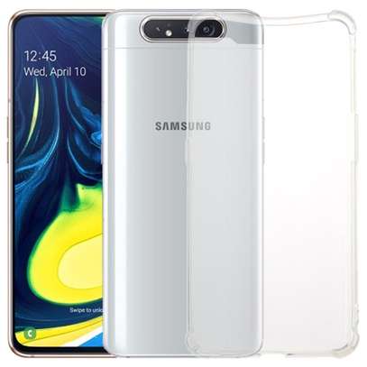 Clear TPU Soft Transparent case for Samsung A80 image 5