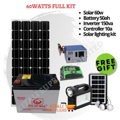 Sunnypex Solar Fullkit 60watts With Free Lighting Kit image 1