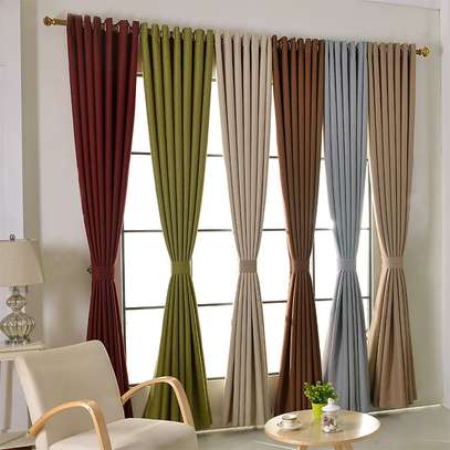 PLAIN CURTAINS WITH SHEERS image 4