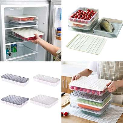 Stackable Fridge organizer containers image 3