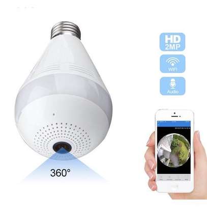 Generic Nanny Camera -HOME CCTV Bulb - 360 Degrees Angle image 1