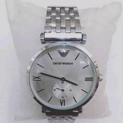 emporio armani watch waterproof