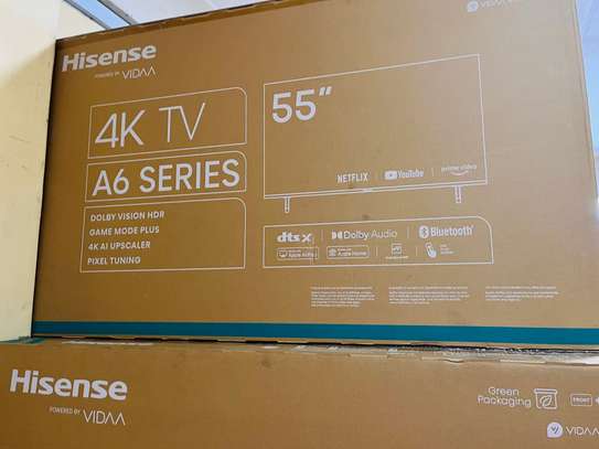 HISENSE 55 INCHES SMART 4K FRAMELESS TV image 2