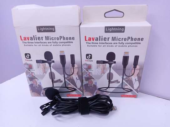 Mini Microphone For IPhone Portable Clip-on Lapel Microphon image 2