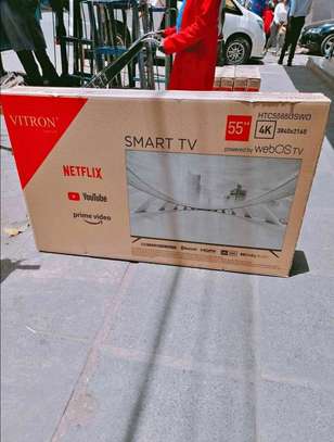 55 Vitron smart Frameless Television +Free TV Guard image 1