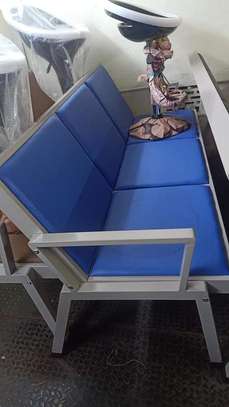 High density, executive, 3 linked guest chairs image 1