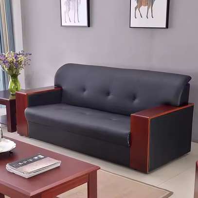 Office Sofa: Five Seater Capacity Sofa For Office Meetings image 5