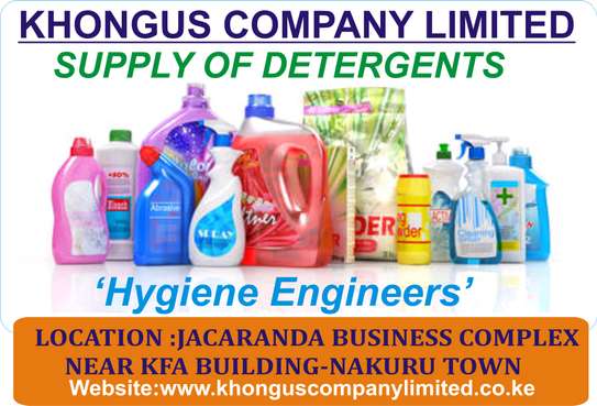 Supply of cleaning materials and detergents image 6