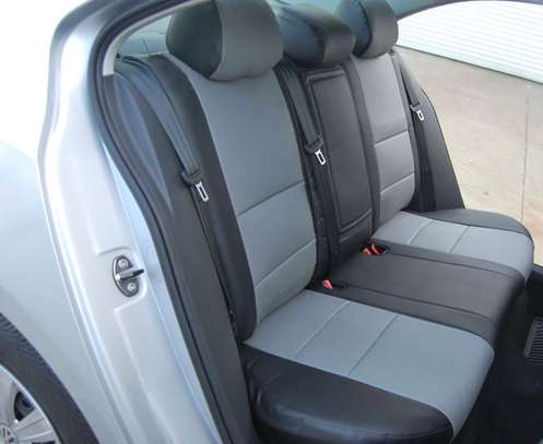 Car seat covers leather upholstery image 6