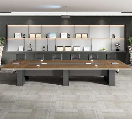 Office Table :  14 Chair Office Boardroom Table Setup image 7
