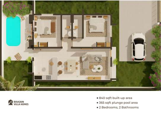 2 Bed Townhouse with En Suite in Vipingo image 6