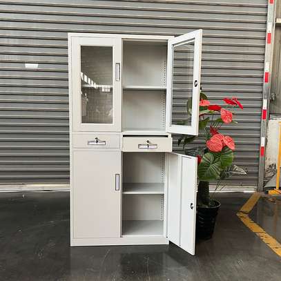 Durable Steel Storage Cabinet – Office Bookshelf image 1