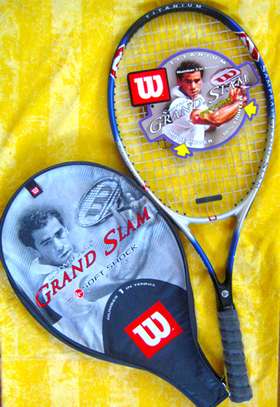 Tennis Racquet / Wilson Titanium Pete Sampras Autograph image 3