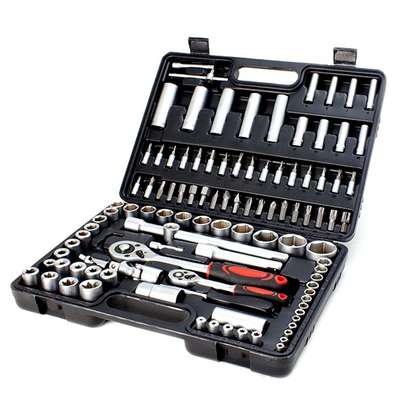 High Durability Screwdriver Bit 108pcs Sets Hand Tool Kit with Hand Tool Box image 1