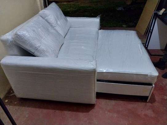 Sofabed: 3 seater Sofa, opens to a 5by5 bed (made in Kenya) image 2