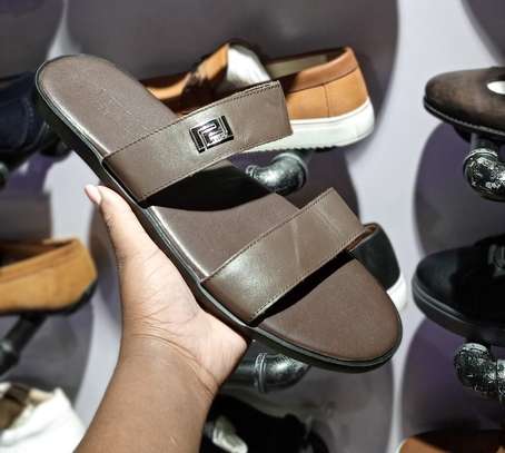 Legitimate geniune leather unisex designer sandals image 6