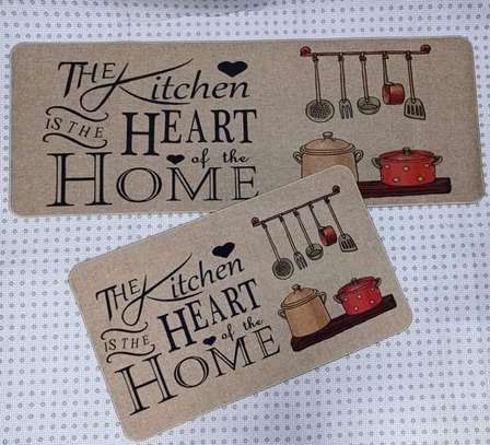 2pc kitchen mats with rubber bottom image 3