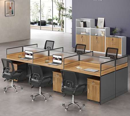 Office Desk: Modular Six-Link Work Desk image 1
