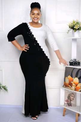 Maxi dress (Black and white only) image 1