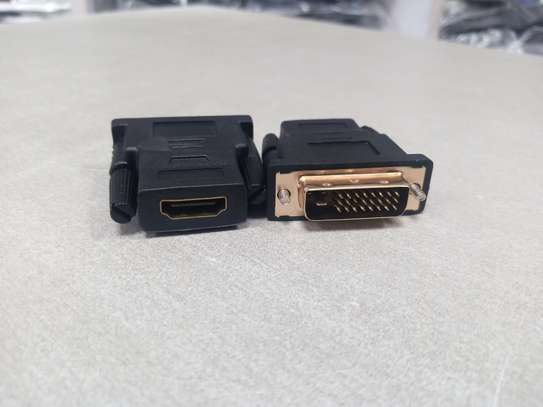 HDMI Female To DVI 24+1 Male Adapter 1080P HDTV Converter image 1