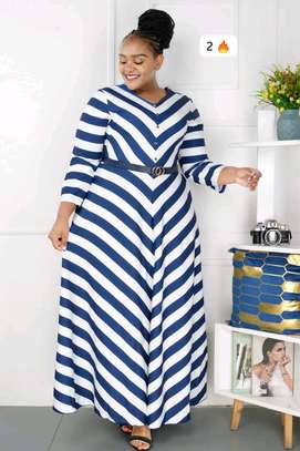 Stripped maxi dresses image 5
