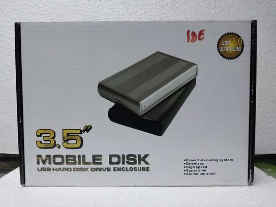 USB 2.0 3.5 IDE HDD HD Hard Disk Drive Enclosure Case image 2