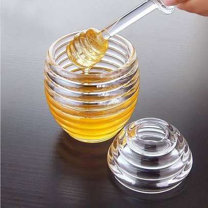 Acrylic honey dispenser dipper image 3