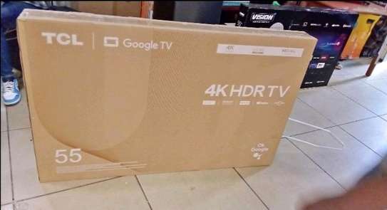 55 TCL Google smart UHD Television +Free wall mount image 1