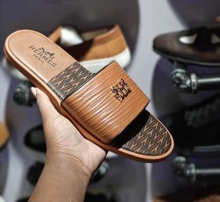 Legitimate geniune leather unisex designer sandals image 14