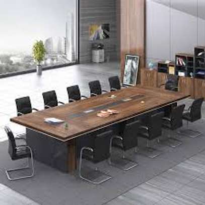 3 M Rectangular Boardroom Table image 9