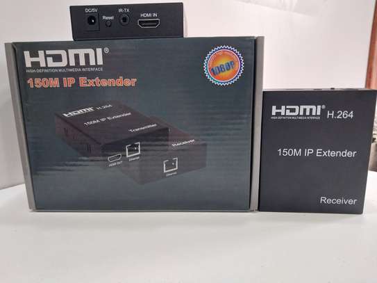 HDMI 150M IP Extender With Transmitter And Receiver 1080p image 1