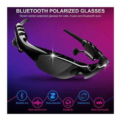 Sunglasses With Wireless Bluetooth Headset Foldable image 3