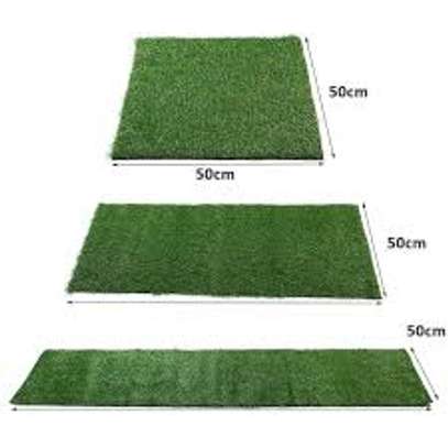GREEN SYNTHETIC GRASS CARPET image 4