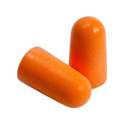 Disposable Orange Uncorded PU-Foam Earplug image 3