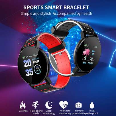 119 Plus Smart watch Wrist band Fitness image 4